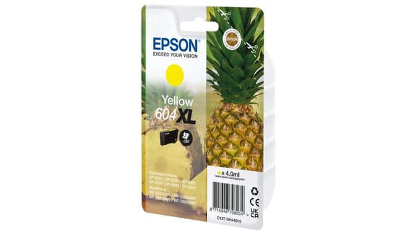 Alkunperäinen mustepatruuna Epson 604XL Keltainen
