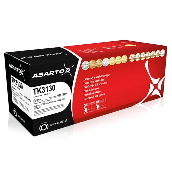 Asarto Sort Tonerpatron Erstatning for TK-3130 (AS-LK3130BN)