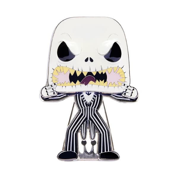 Disney Nightmare Before Christmas Jack Skellington Stor Emalj POP Pin 10cm