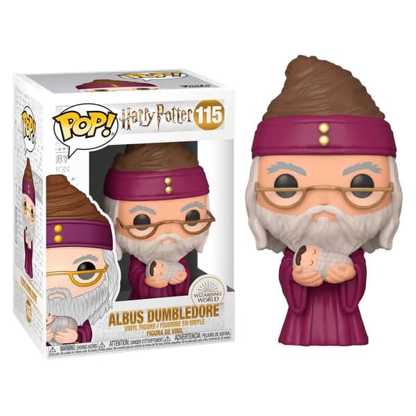 POP figur Harry Potter Dumbledore med Baby Harry