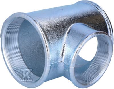 T-STYKKE REDUKTION 4X3X4 GALVANISERET B1NR25