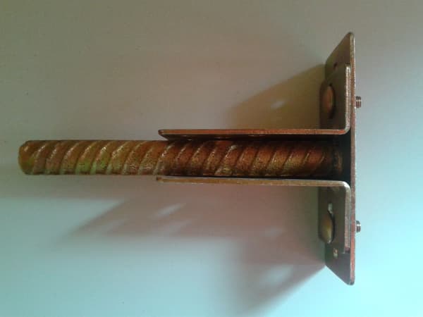 SLOOP BASE JUSTERBAR 0-165MM TIL PRET, GALVANISERET HVID