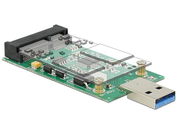 Delock - lagringskontrol - mSATA - USB