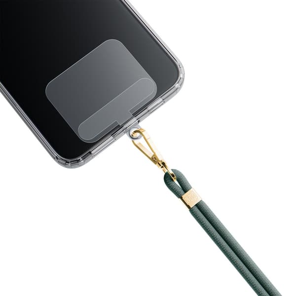 3MK EasyClip Mørkegrøn guld telefon snor