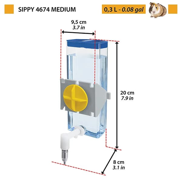 SIPPY 4674 MEDIUM - automatisk fångare för gnagare