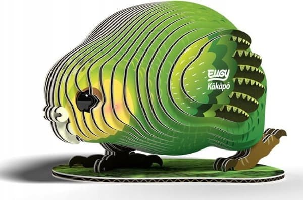Kakapo Eugy's papegøje. Øko 3D-puslespil
