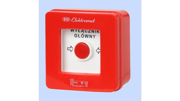Elektromet Ytmonterad larmbrytare WG-1' huvudbrytare (921443)