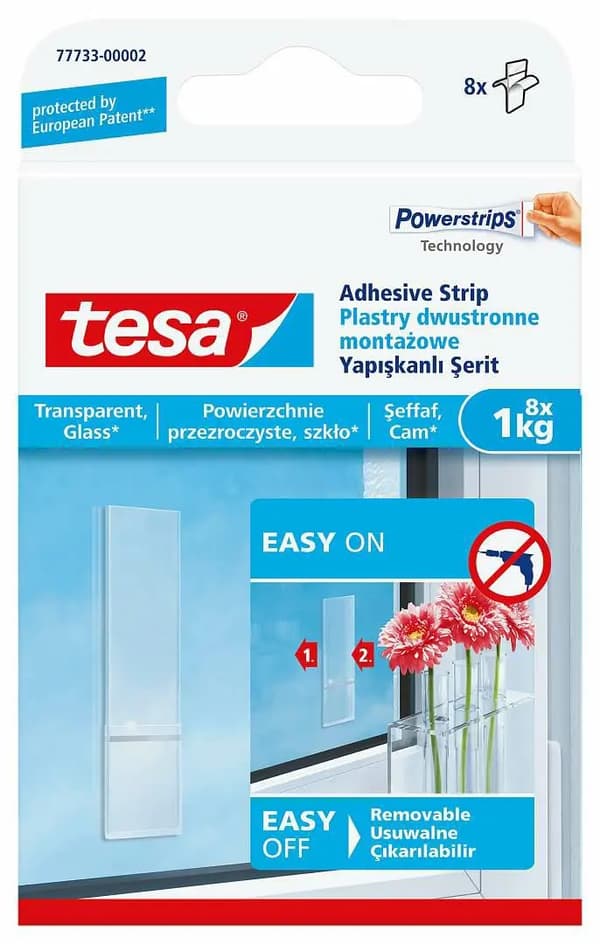 TESA TRANSPARENTA MONTERINGSSKIVOR 1KG