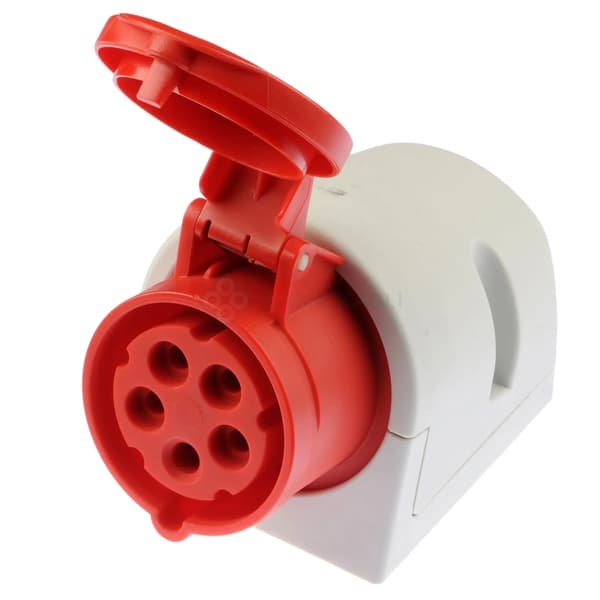 Teräspistorasia 16A 400V 5P IP44 GS165; PCE