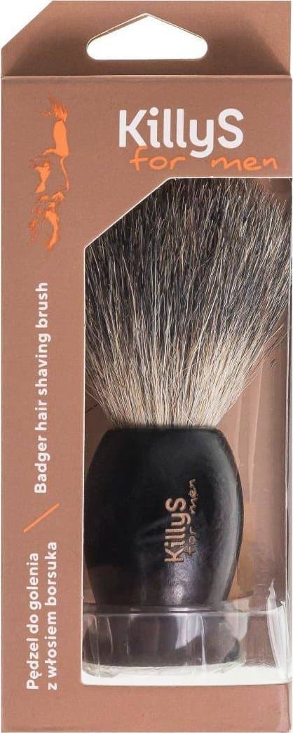 Killys_for Men Grævlingehår Barberkost Grævlingehår Barberpedal
