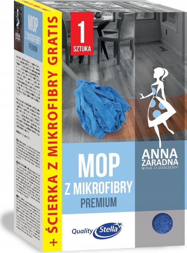 Mopp Anna Zaradna Mikrofibermopp ANNA ZARADNA + mikrofiberduk gratis