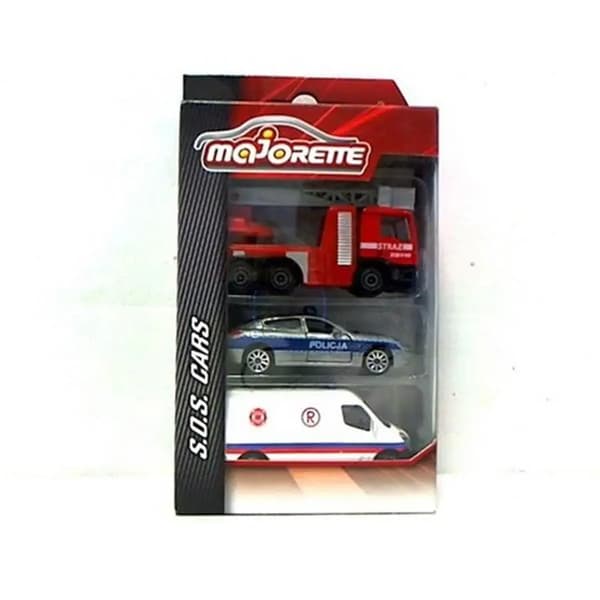 AUTO HENKILÖ MET 7CM 212052010 MAJORETTE B/C