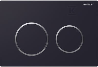 Geberit Omega 20 skylleknap til toilet sort (115.085.KM.1)