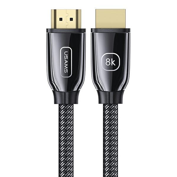 USAMS Kabel HDMI - HDMI 2.1 U67 3m 8K sort/sort Ultra HD SJ498HD01 (US-SJ498)