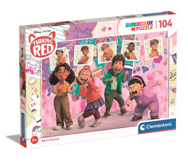 Palapeli 104 Super Color Disney Punainen