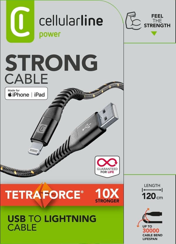 USB-KAAPELI EXTREME APPLE MUSTA
