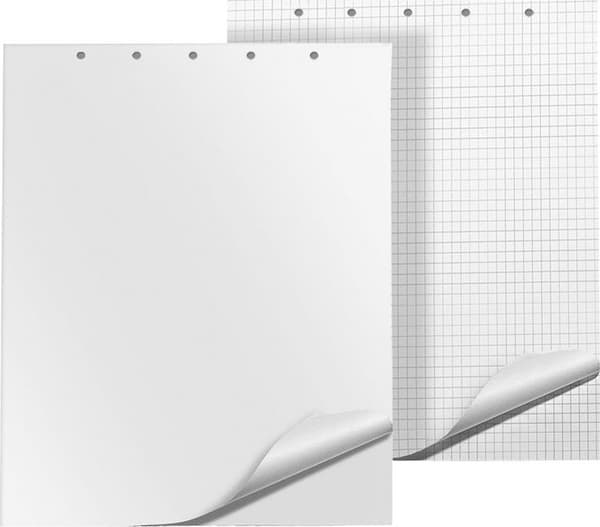 Blok til flipover 65x100cm 20K gitter