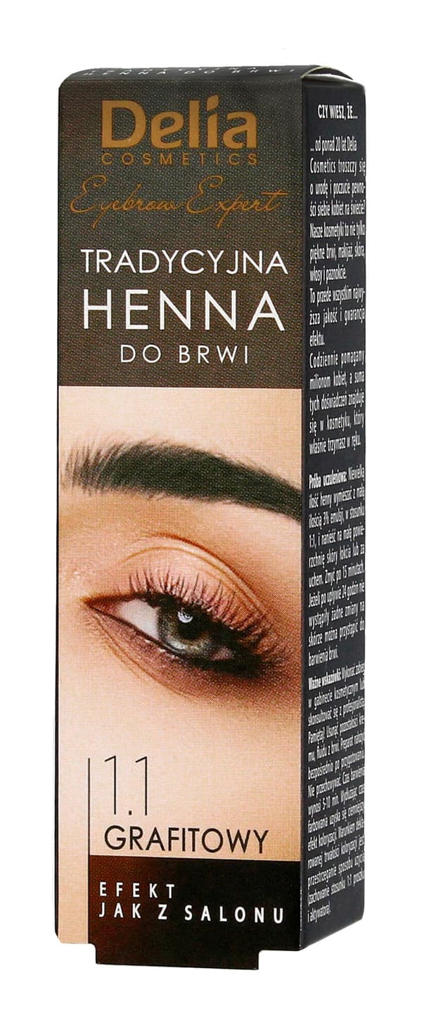 Delia Henna til øjenbryn 1.1 Grafit