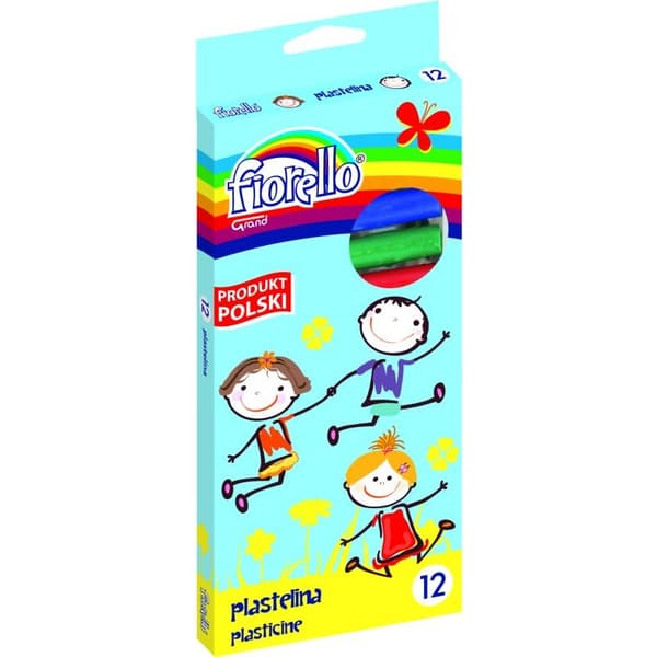 Muovailuvaha 12 väriä FIORELLO