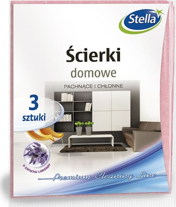 Stella STELLA hushållsgummi, lavendeldoft, 3 st., lavendel
