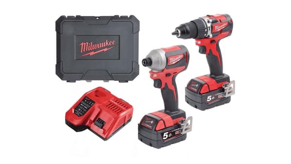 Milwaukee 2-delt elektroværktøjssæt (MI4933464718)