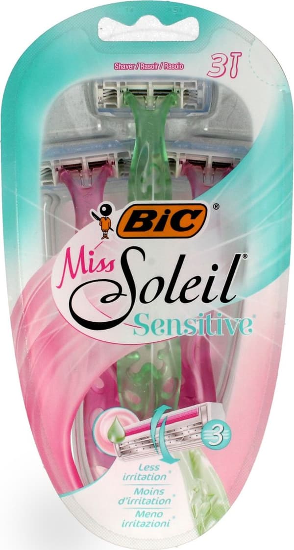 Bic Shaver Miss Soleil 3 Sensitive 1 stk.-3 stk.