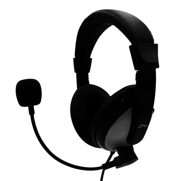 Hovedtelefoner med mikrofon MEDIA-TECH Sort MT3603