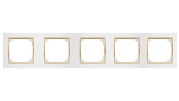 SANTRA vägglampa IP20 vit/guld 4175-27