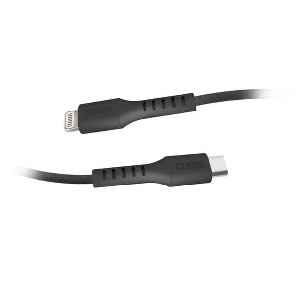 Kabel SBS USB-C - Lightning 1m Svart
