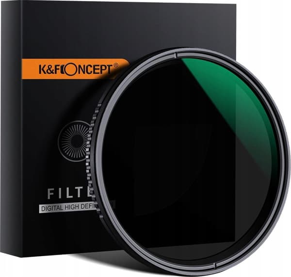K&F Filter ND Filter 82mm JUSTERBART Grå FADER ND8-ND2000 KF () - 101386