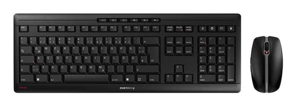 CHERRY Desktop STREAM [DE] Trådlös svart Tyskland