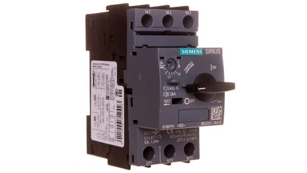 Motorafbryder 3P 0.75kW 1.4-2A S00 3RV2011-1BA10