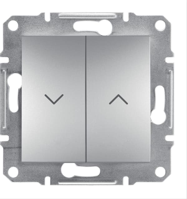 Schneider Electric Knap Aspora uden ramme aluminium (EPH1300161)