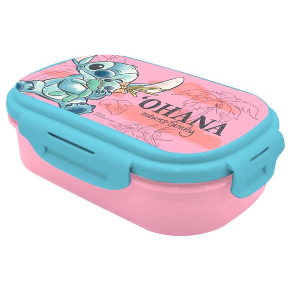Disney Stitch matlåda + bestick