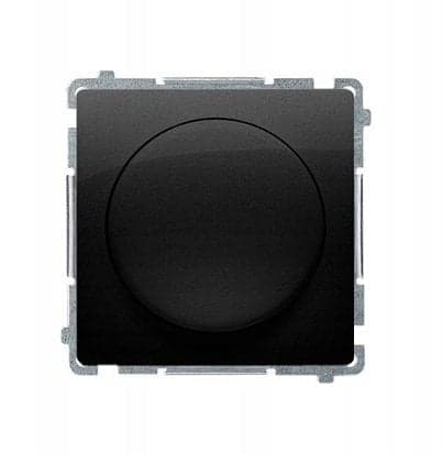 SIMON BASIC Tryck-vrid LED-dimmer för ram svart matt BMS9L.01/49