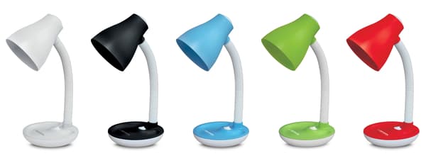 ESPERANZA BORDSLAMPA E27 ATRIA VIT
