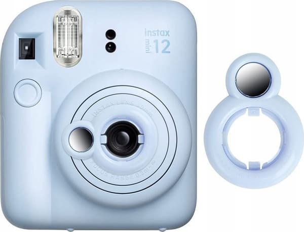 LoveInstant Spegellock för Fuji Fujifilm Instax Mini 12/Blå
