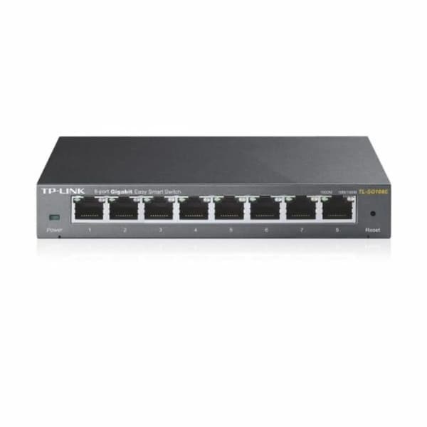 TP-Link JetStream TL-SG108E Easy Smart Switch - switch - 8 porte - administreret