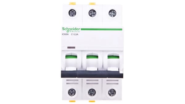 Schneider Electric effektkontakt IC60N 3P 0.5A C - A9F04370
