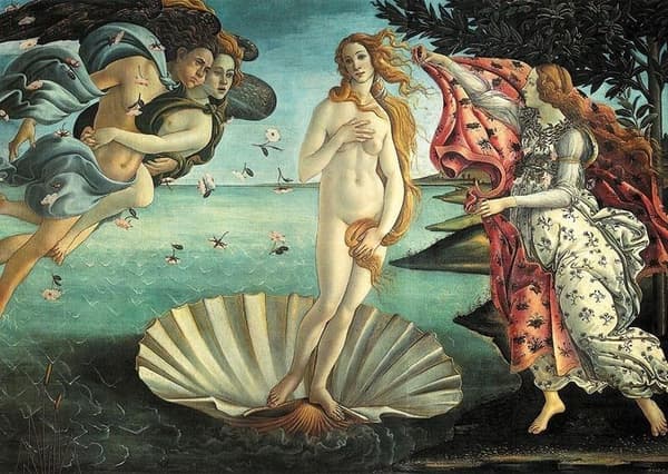 1000 Botticelli Puslespil, Venus' Fødsel PIATNIK