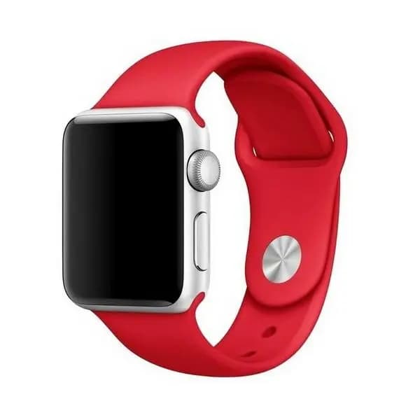Mercury Strap Silikon Apple Watch 42/44/45 mm röd/röd
