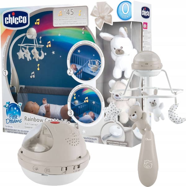 CHICCO 00011041000000 Karuselli LELU FD SATEENKAARI SÄNKYMOBIILI NEUTRAALI