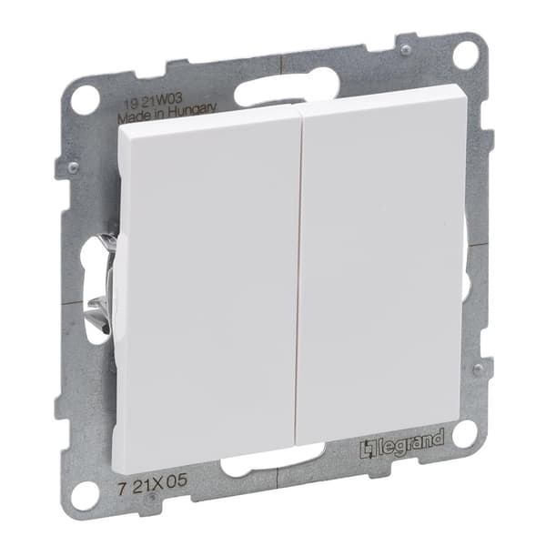 SUNO Te-forbinder Dobbelt Hvid 10AX 250V Automatiske Klemmer 721105