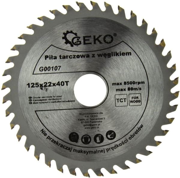 CIRKELSÅG 125x22,2mm 40-TANDAD WIDIA