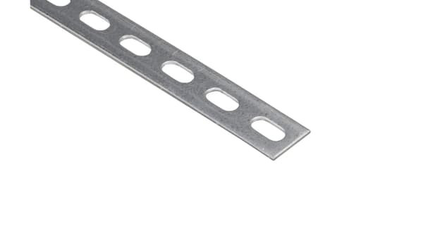 Perforeret fladstang 25x2mm 2m PLC25/2 640520 zink Sendzimir metode /2m/