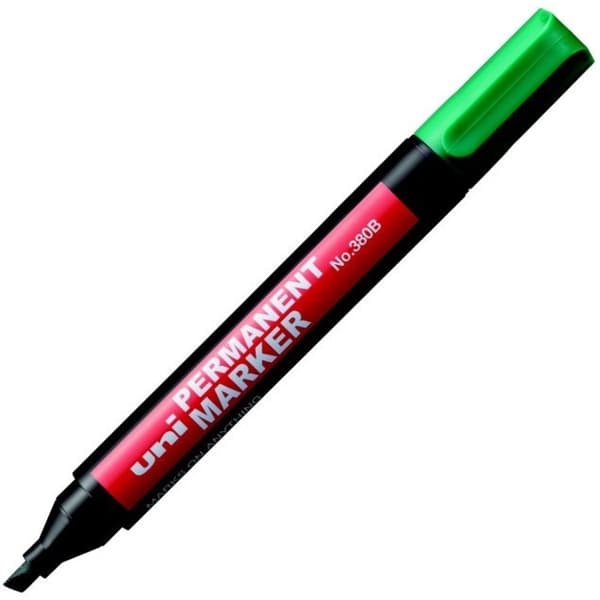 Uni Mitsubishi Pencil Permanent Marker UNI 380 GRØN (NO-380NO)