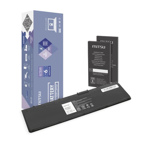 Mitsu-akku Dell Latitude E7240, E7250 (7.4V-7.6V) (5200 mAh)