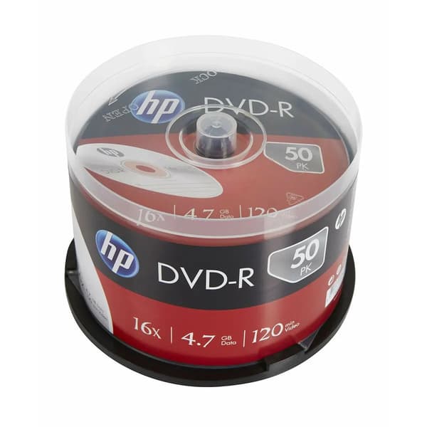DVD-R HP 50 osaa 16x 4,7 GB