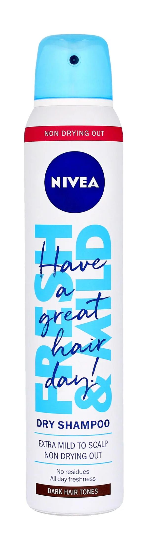 Nivea Fresh Revive Tørshampoo 3i1 Mørk 200ml
