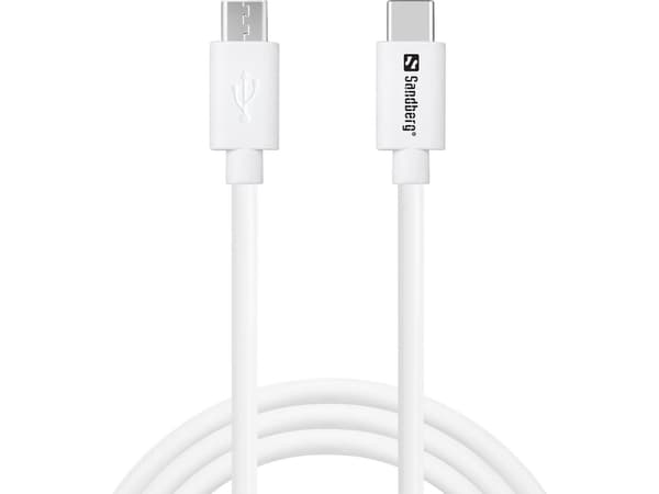 Sandberg USB-C til MicroUSB Opladerkabel 1m